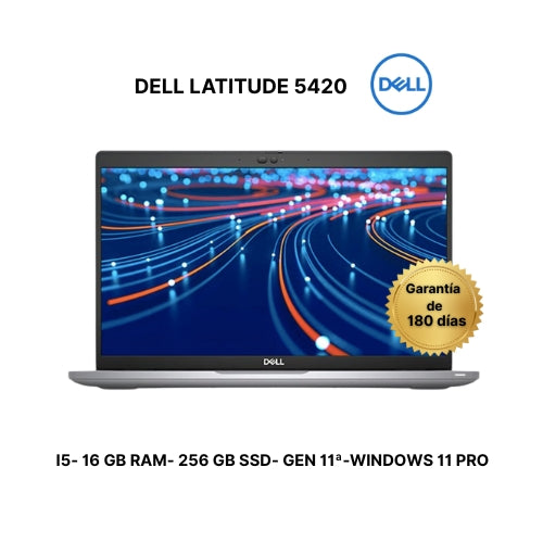 DELL LATITUDE 5420 I5-GEN-11- 16 GB- 256GB SSD- REMANUFACTURADO