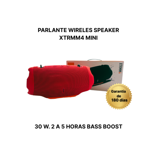 Accesorio Parlante Wireless Speaker XTRMM4 30 W 2-5 Horas