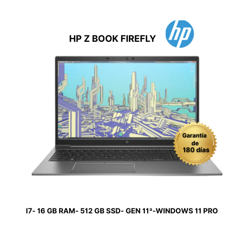HP ZBOOK FIREFLY- Core i5 GEN 11ª 16GB RAM 512 GB SSD-REMANUFACTURADO