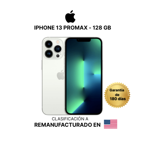 IPHONE 13 PRO MAX- 128 GB- REMANUFACTURADO EN EE.UU GRADO A- PRÓXIMAMENTE