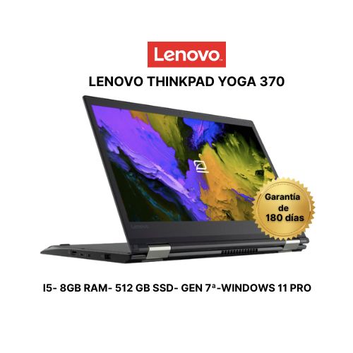 LENOVO THINKPAD YOGA 370 TÁCTIL- I5- 7ª GEN- 8 GB RAM- 256 GB SSD- REMANUFACTURADO