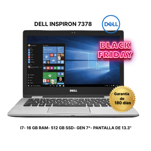 DELL INSPIRON 13  7378  I7 GEN 7 16 GB 512-REMANUFACTURADO