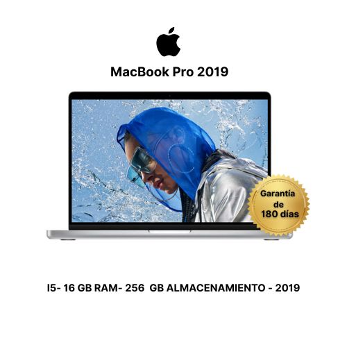 MacBook Pro 2019-  i5 – 16GB RAM – 256GB SSD - Remanufacturado