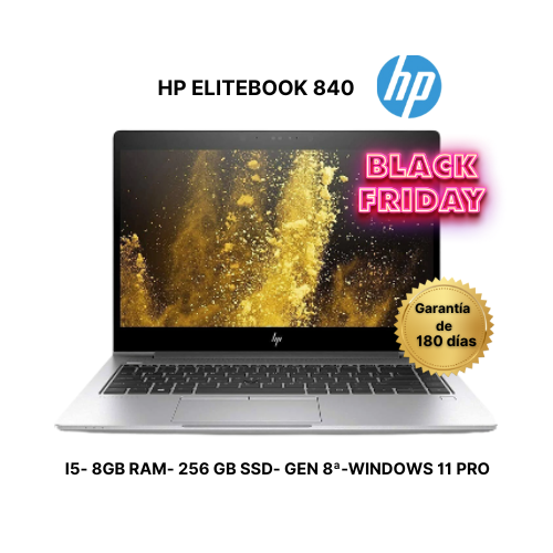 HP ELITEBOOK 840 -I5-8 GEN -8 GB RAM REMANUFACTURADO