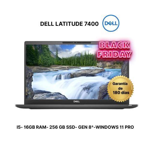 DELL LATITUDE 7400 I5- GEN 8ª - 16 GB RAM -256 GB SSD -REMANUFACTURADO