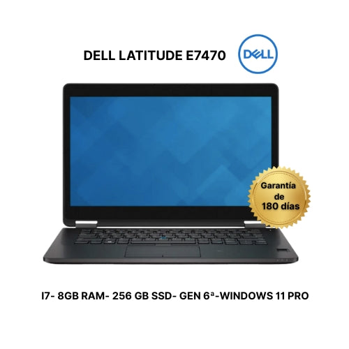 DELL LATITUDE  E 7470-I7 6ª GEN- REMANUFACTURADO