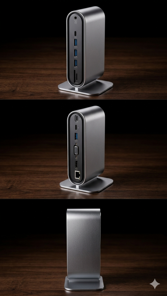 Hub / Docking Station USB-C 12 en 1 — Soporte 4K
