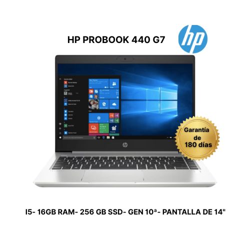 HP PROBOOK 440 I5 10 GEN 16 GB 512 GB SSD - REMANUFACTURADO