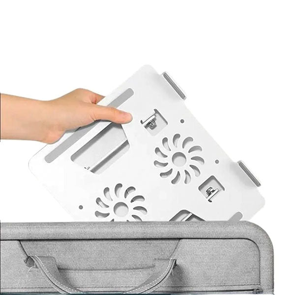 Base Ergonómica para Portátil con Ventiladores — Potencia, Comodidad y Frescura para tu Laptop